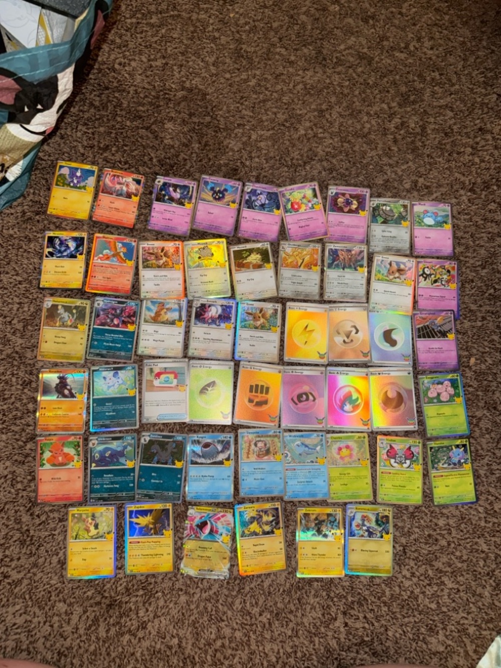 Pokemon 30th Celebration Bulk Card Lot of 50